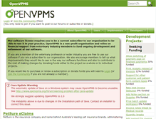 Tablet Screenshot of openvpms.org